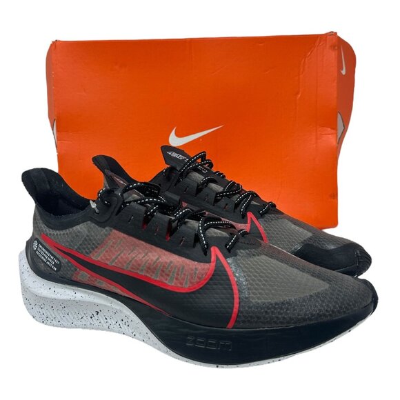 Nike Zoom Gravity Running Sneakers Trainers Marathon Black BQ32020-005 Mens 9.5 - Picture 1 of 16